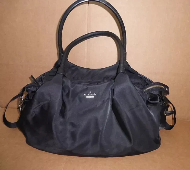 Kate Spade New York Black Nylon Duffle Bag   No shoulder strap