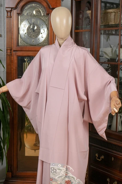 Dear Vanilla Japanese Silk Tomesode Kimono Women's Authentic Japan Made Vintage 2