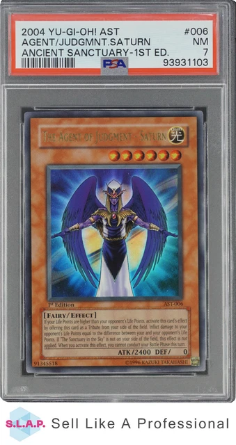 YU-GI-OH 2004! AST 006 Agente/Giudice.saturno Antico Santuario-1°Ed. Psa 7 EUR 1,00 - IT