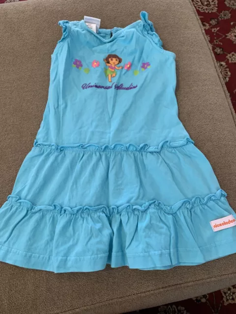 Nickelodeon Universal Studios Dora The Explorer Girls Size 2T Dress (CE)