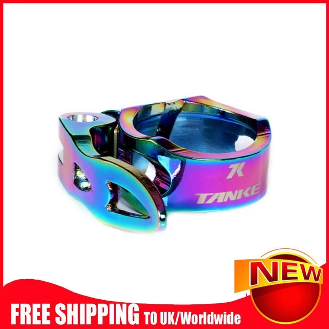 MTB Bike Seatpost Clamp Aluminum Alloy Road Bicycle Seat Tube Clip (31.8mm)