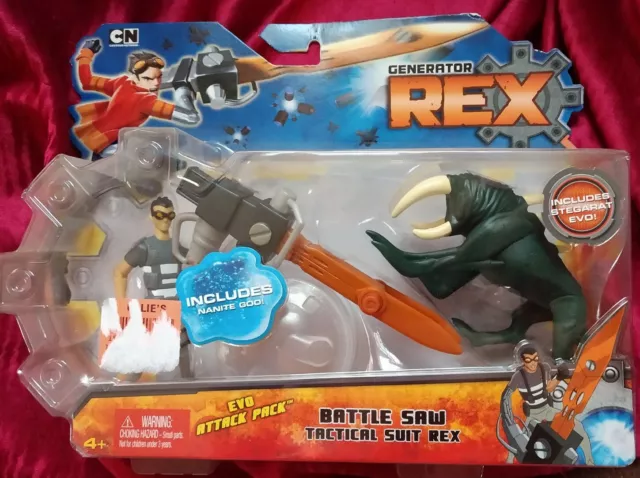 GENERATOR REX VAN KLEISS CARTOON NETWORK MATTEL 4'' FIGURE  RARE!!!