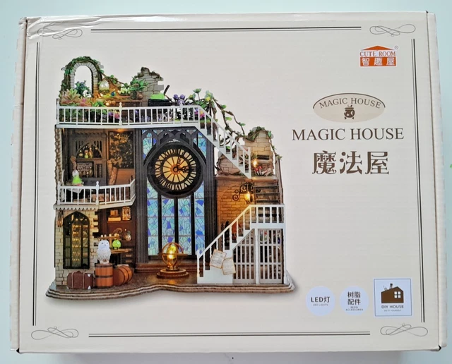 CUTE ROOM &MAGIC House" DIY Miniature Dolls House Kit £40.00 - PicClick UK