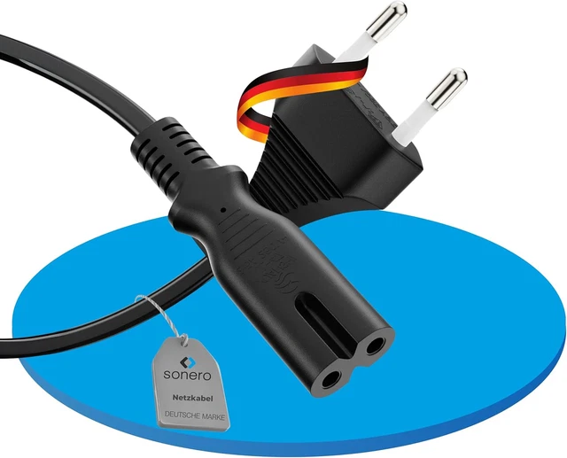 SHAFI® 3Metri Cavo TV Spina Europea - Cavo Di Alimentazione Euro - Foto 12