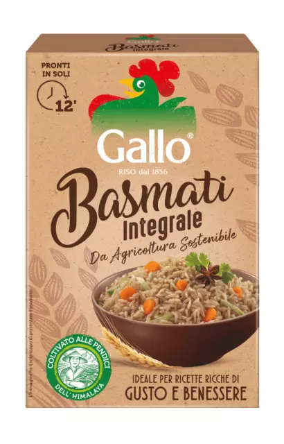 Super Offerta Gallo  Riso basmati integrale da agricoltura sostenibile  1kg