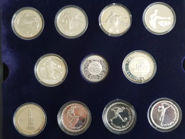 2000 Pesetas in Silber Olympische Spiele 1992 in Barcelona, 19 Silbermünzen