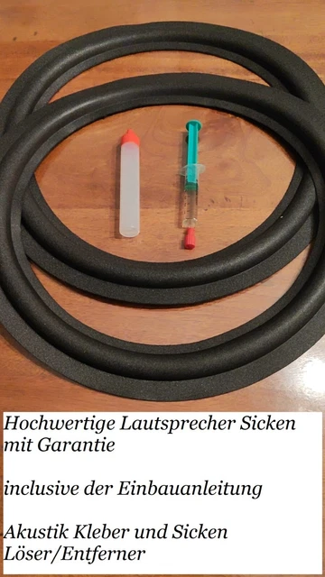 ACR Fw 180 Hochwertiges Schaumgummi Lautsprecher Sicken Set mit Garantie R- 184