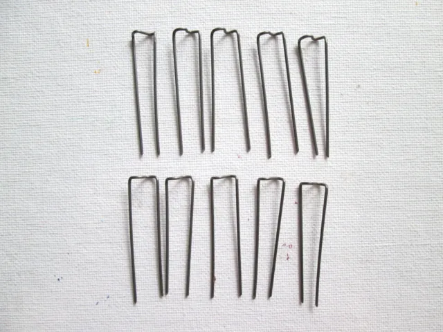 Vintage Lot 10 45mm S Metal Wire Display Pins Jewelry Dolls Mossing Floristry