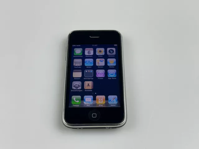 Original Apple iPhone 3G 16GB Schwarz! Ohne Simlock! TOP ZUSTAND! iOS! RAR!