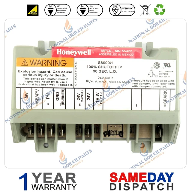 HONEYWELL FURNACE PILOT Module Control Board S8660D1010 S8660J1008