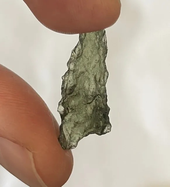 Moldavite Besednice 1.64 grams 8.20 ct Certificate of Authenticity Czech Rep