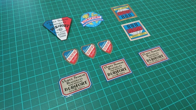 Pack Stickers DURIFORT – Décalcos Vélo – Fabrication Française – Autocollants