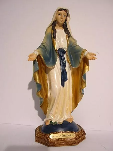 Madonna Heilige Maria Mutter Gottes,23 cm Polyresin Statue Immacolata