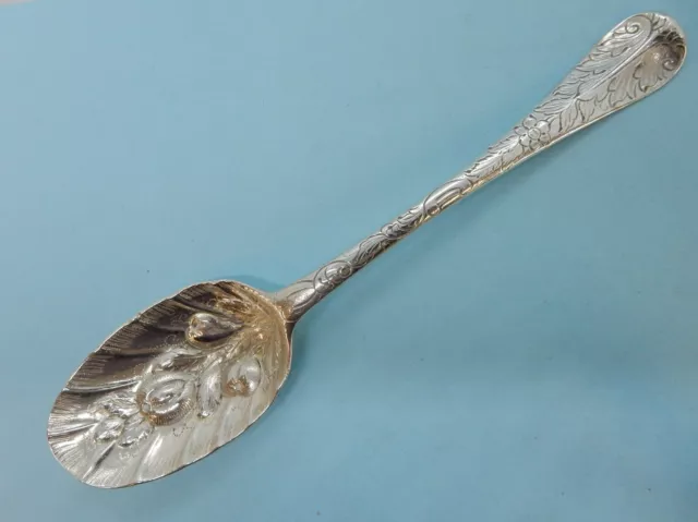 George I BRITANNIA Silver Han Rattail BERRY Table Spoon London 1715 A Archer