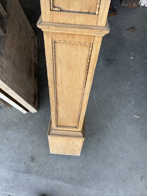 Bova 44 Antique Oak Newell Post 44 X 7.75 X 8 Stripped 6
