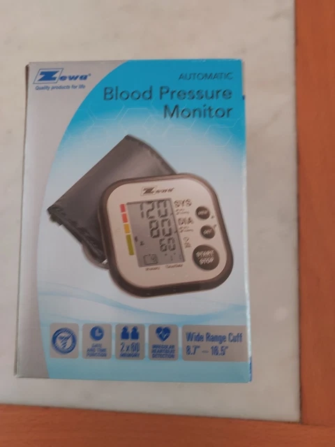 Monitor automático de presión arterial Zewa, puño de amplio alcance - modelo UAM-710