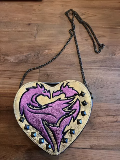 Walt Disney Descendants Villain Evie Mal Shoulder Heart Shape Chain