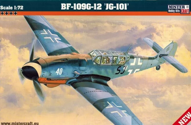 Mistercraft - 040258 - D 25 - Messerschmitt BF 109 G-12 JG-101 - 1:72