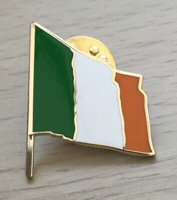 Bandiera Irlandese Smalto Spilla Badge San Patrizio Giorno Noi Donate To Help Il