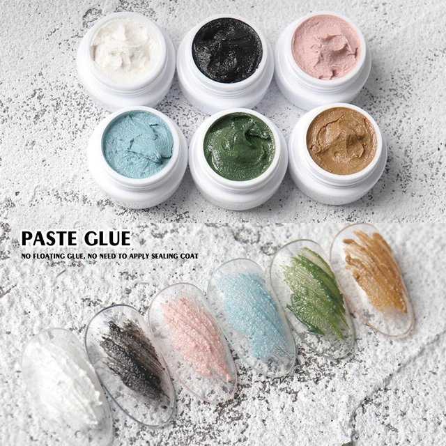 Gypsum Glue Nail Enhancement Color Paint Line Glue Texture Powder Brush