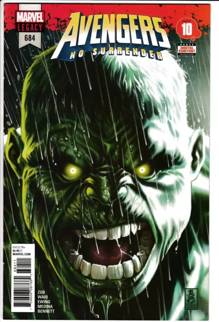 AVENGERS #684, 1st app IMMORTAL HULK, Marvel Comics (2018)