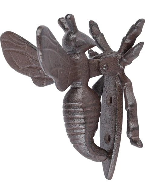 Heurtoir de porte / Marteau d'entrée en fonte insecte - Abeille