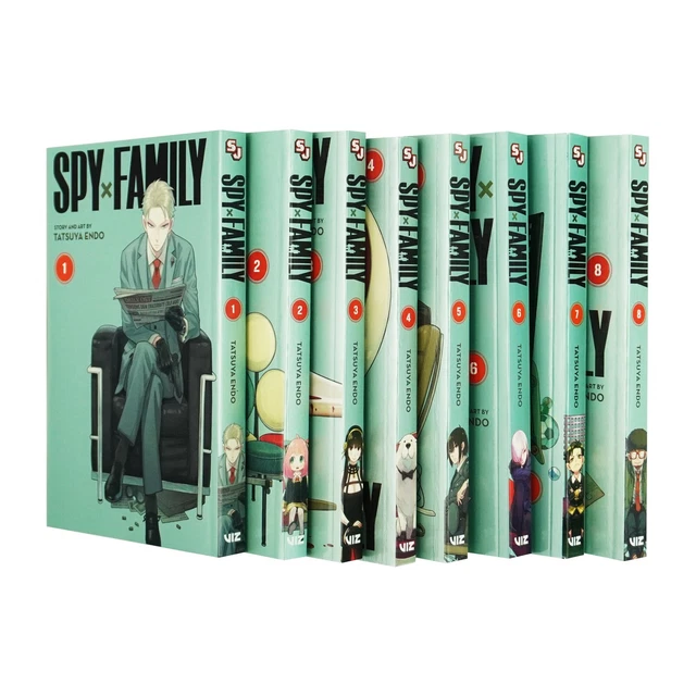 SPY X FAMILY Series by Tatsuya Endo 8 Books Set (Vol 18) Ages 13