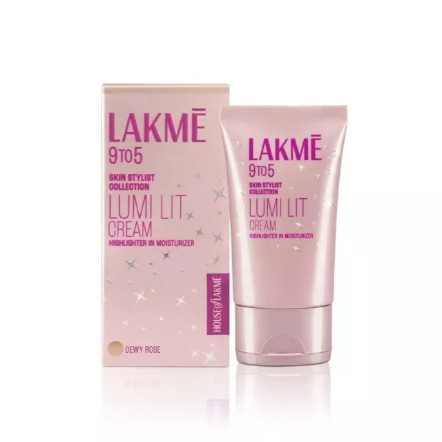 Lakme Lumi Cream - Crema facial con crema hidratante + iluminador 30 g