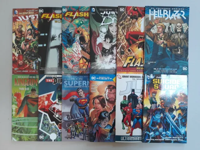 Batman, Superman, Suicide Squad, Justice League, DC Comics TPB Lot Of 12