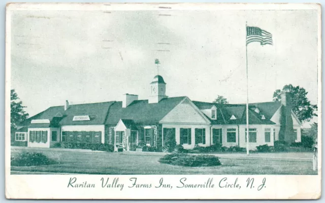 Postcard - Raritan Valley Farms Inn, Somerville Circle, New Jersey