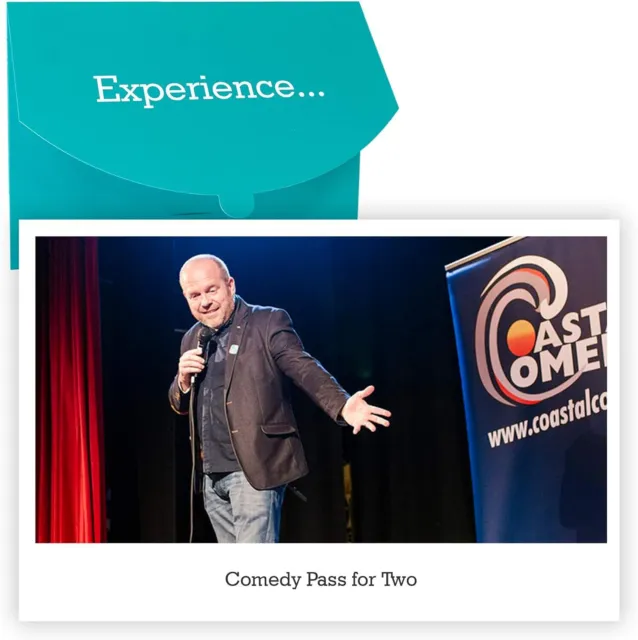 Buyagift Comedy Pass for Two - entertainment from 4 UK comedians