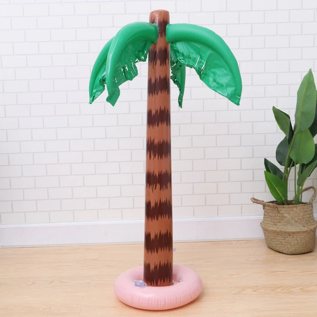 Lot De 8 Palmiers Gonflables En Forme De Flamant Rose, Banane, Balle De Plage, Perroquet, Requin, Dauphin, Plage, Fête Tropicale, Hawaïenne, Fête D' été, Décoration D'intérieur Et D'extérieur (8