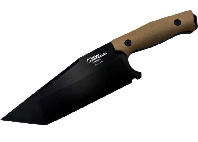 Doug Marcaida Stainless Steel 8.5" Kitchen Chef Knife Slicing Cleaver w/ Sheath