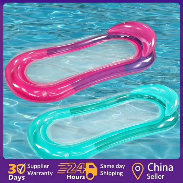 PVC Lounger Floating Toys Durable Water Recliner Mats Waterproof for Summer Pool