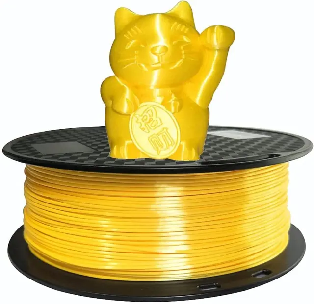 SILK YELLOW PLA Filament 1.75 Mm 1KG 3D Printer Filament Silky Shiny Bright  Y $35.19 - PicClick AU