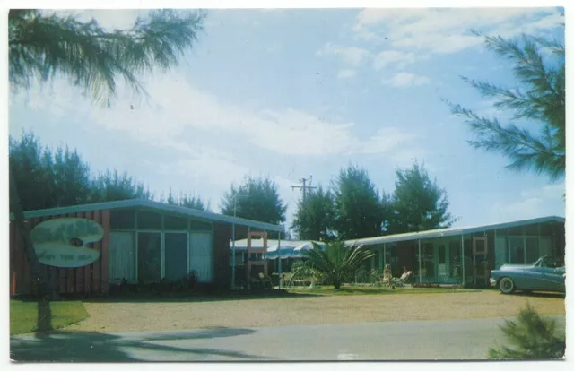 Riviera Beach FL C'est La Vie By The Sea Motel Vintage Postcard Florida