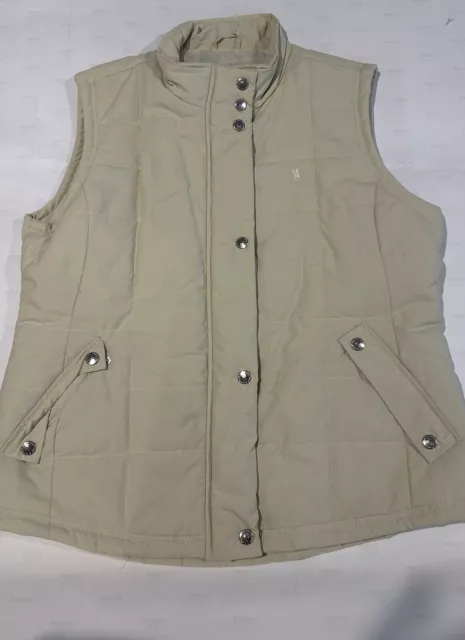 Thomas Cook Puffer Vest Unisex Extra Large Equestrian Horse Warm Lined Zip