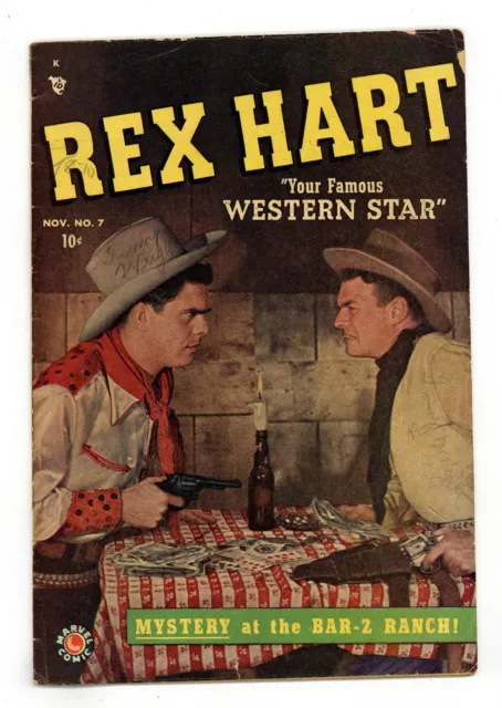 Rex Hart #7 VG 4.0 1949