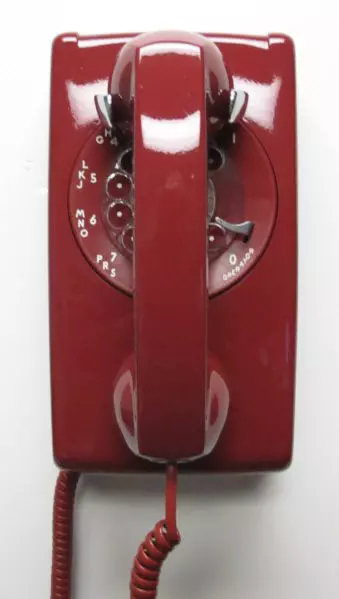 Teléfono de pared Red Western Electric 554 - restauración completa