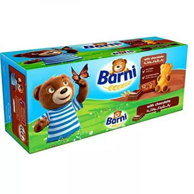 Barni Cake With Chocolate 30g Pack of 12 free shipping world wide