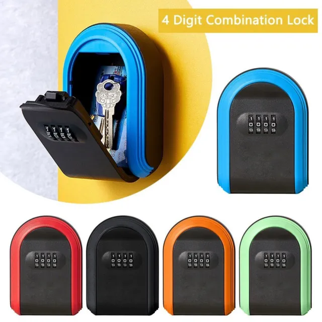 Valigia chiavi chloss box chiave cassetta di sicurezza 4 cifre combinazione serratura