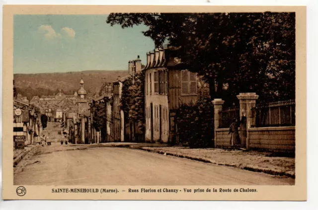 SAINTE MENEHOULD - Marne - CPA 51 - la rue de Florion 11