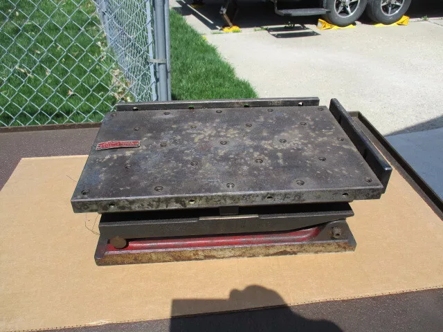 ROBBINS XLO Compound Sine Plate Fixture Jig, # A-10, SN 47-508, Ex-Cell-O Corp