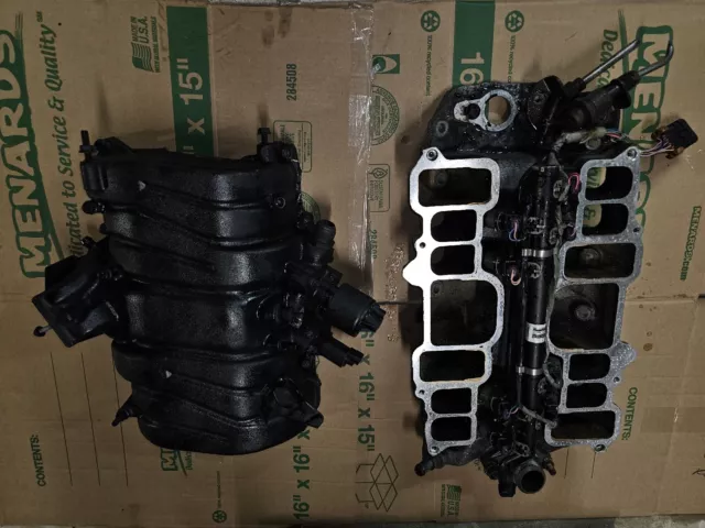 454 7.4L L29 Upper and lower intake Manifold W/Injectors & Wire Harness