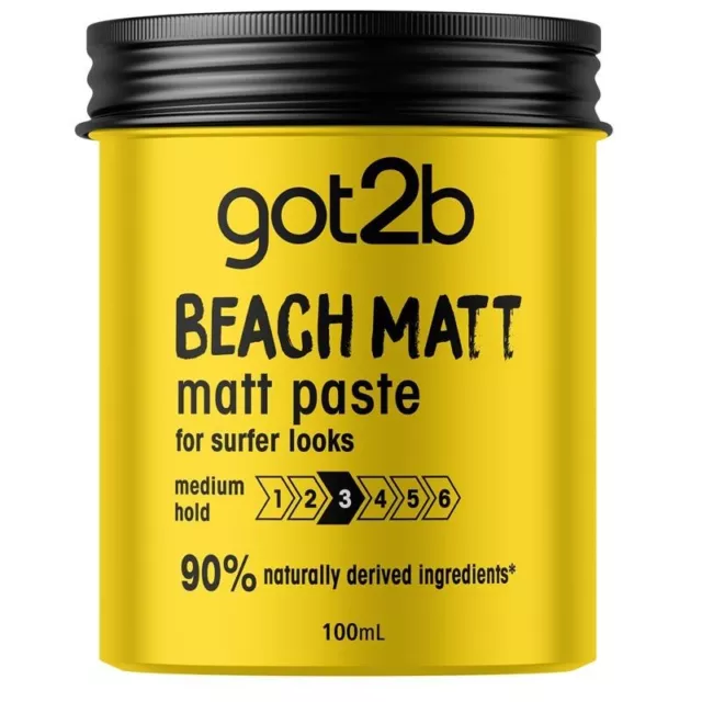 Schwarzkopf Got2b Beach Matt Matt Paste 100ml