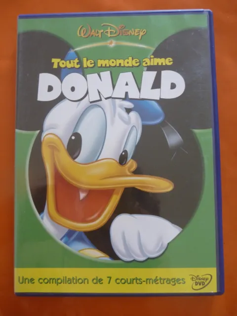 DVD Tout le monde aime Donald 7 courts-métrages Dessins Animés Walt Disney - TBE