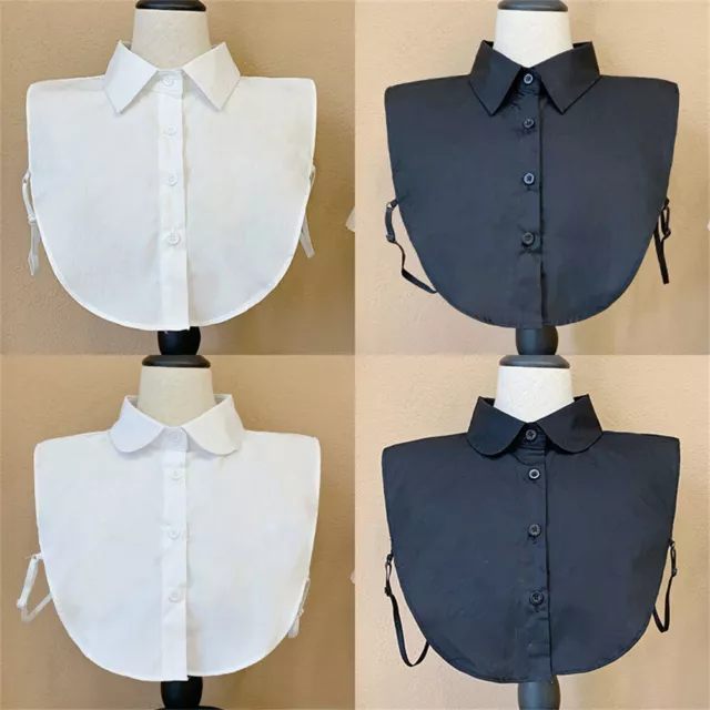 Men Cotton Collar Decoration Blouse Detachable Shirt Collar Office False Collars