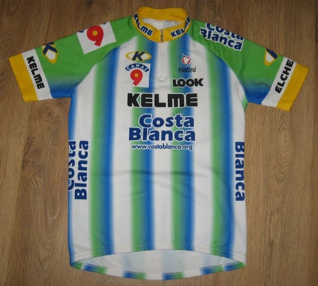 Vintage Kelme Costa Blanca Cycling Jersey Nalini EuroSport