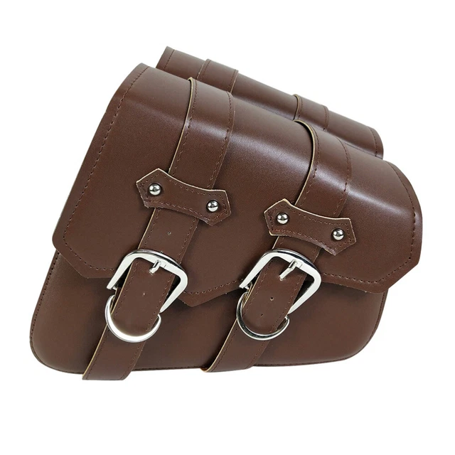 1 paio di borse da appendere moto triangolo pelle pu impermeabile borsa da sella elettrica
