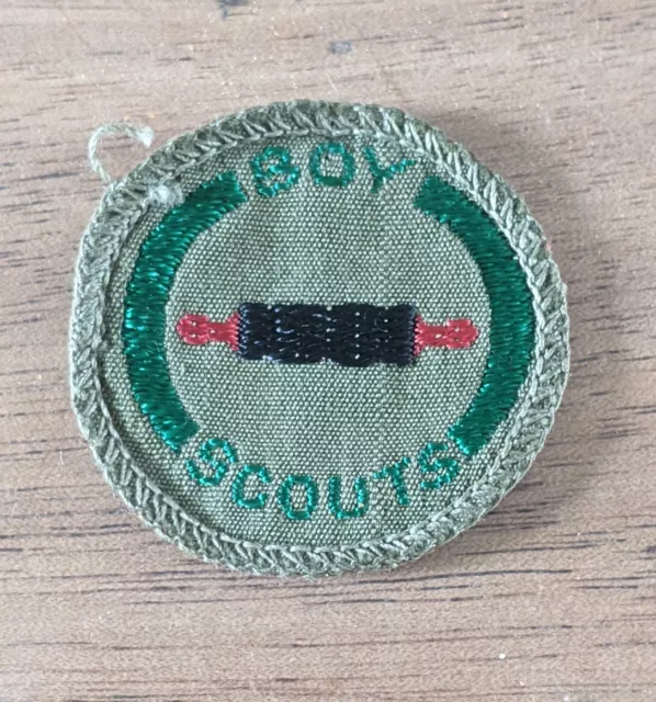 Scarce Boy Scouts Printer Proficiency Award Badge 1930's